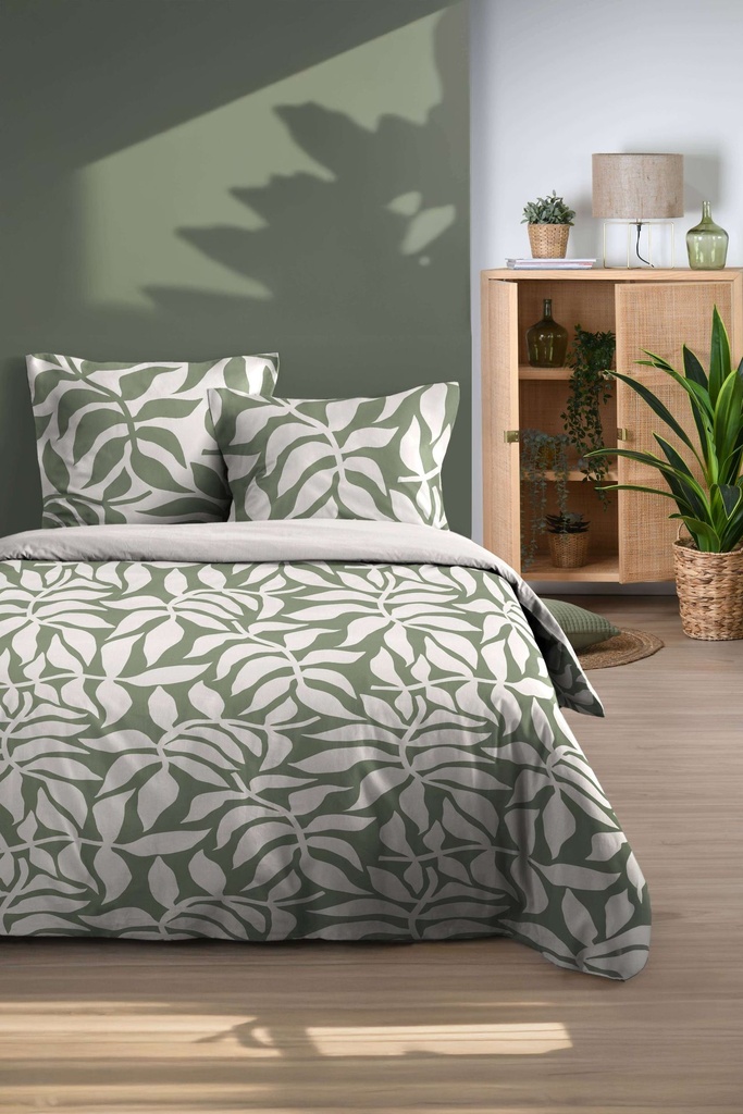 Parure housse de couette hakol vert 240x220