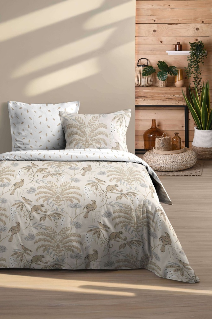 Parure housse de couette dabali naturel 260x240