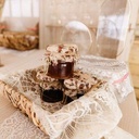 Chemin de Table l'Adorable Dentelle Ivoire 28cmx3m