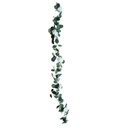 Guirlande de Roses et Eucalyptus Vert et Blanc 1,70m