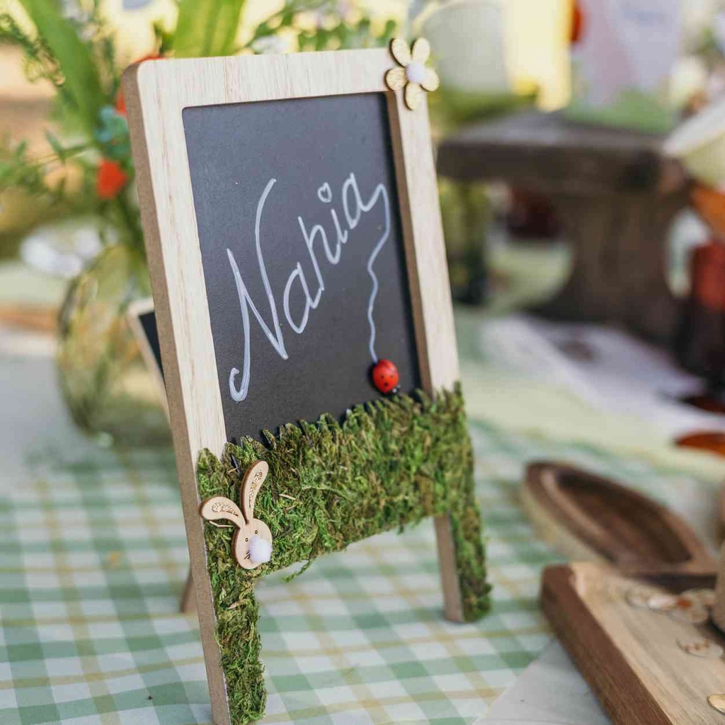 Mini Tableau Ardoise Bois 15x24cm