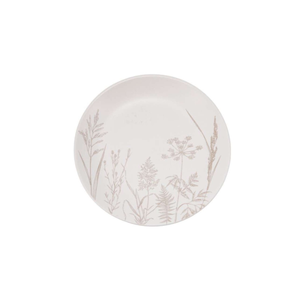 Assiette Ø19 cm grès rosé