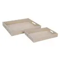 Plateau beige - 40*30*5 cm