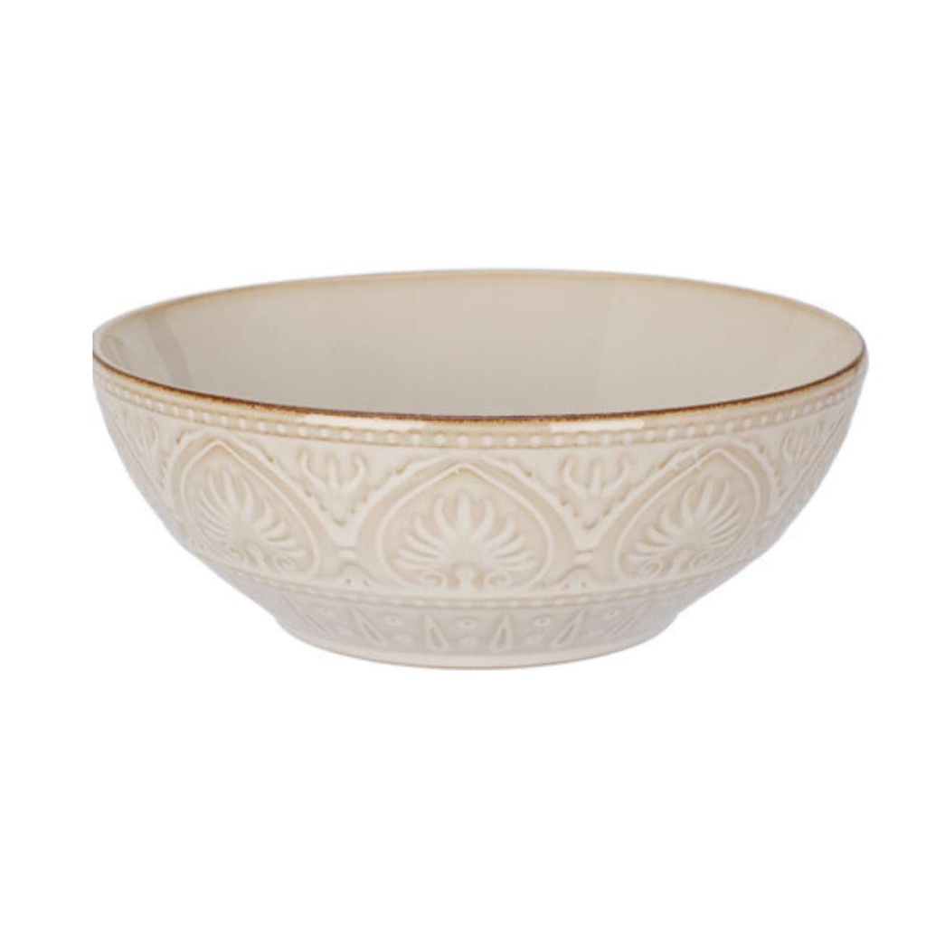 Coupe faience 19x9 cm beige