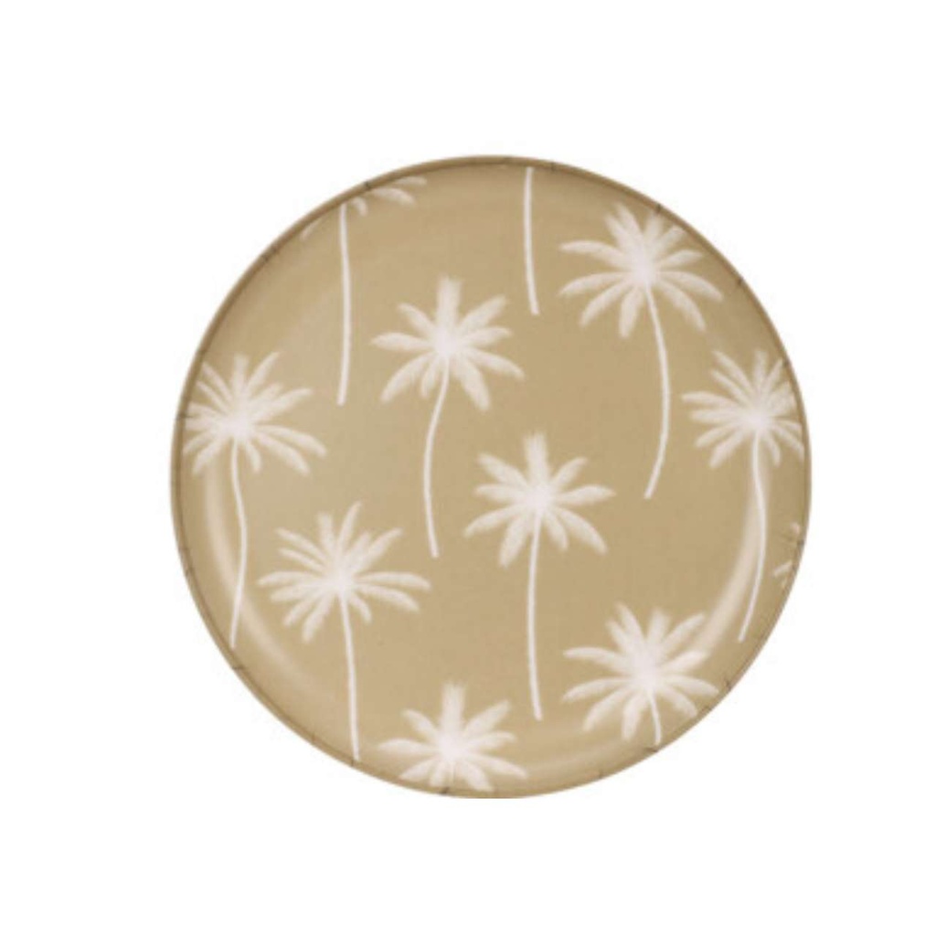 Assiette melamine 25cm - doré