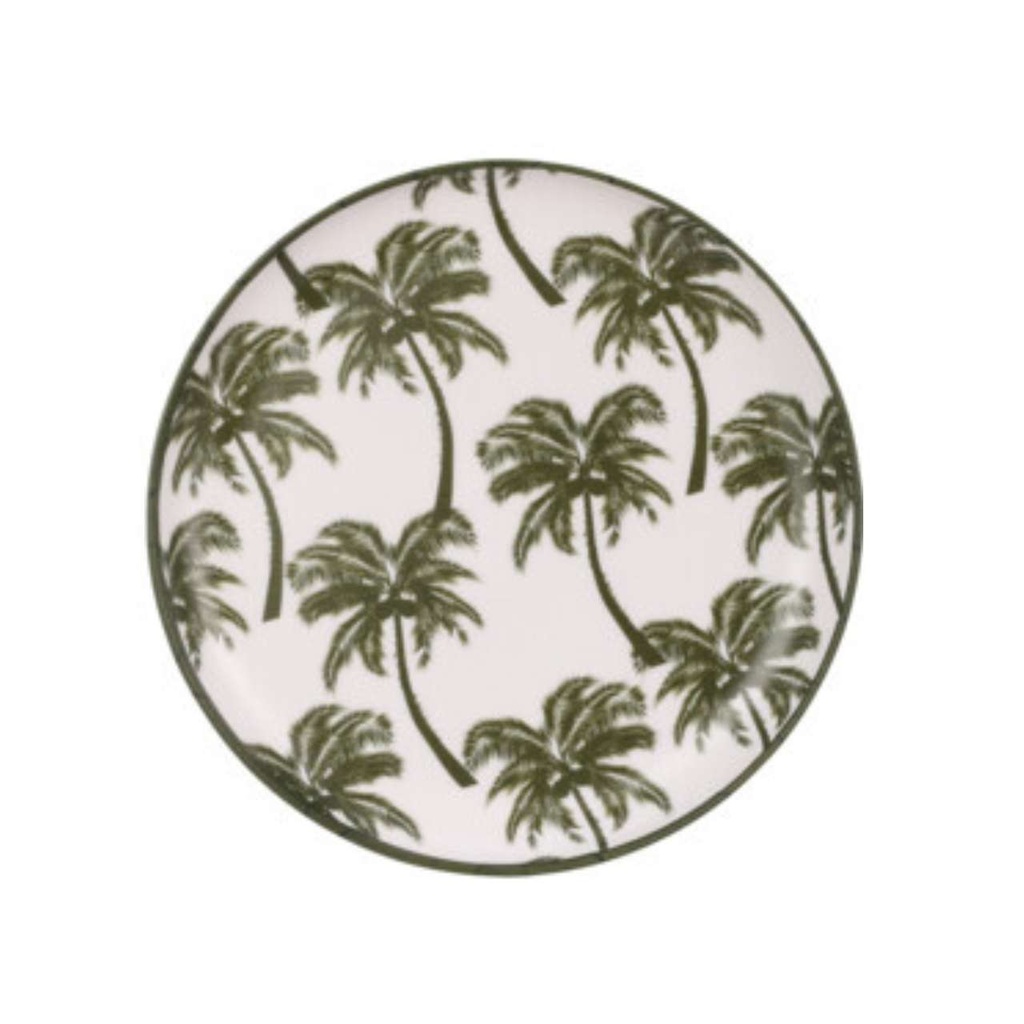 Assiette melamine 25cm - vert