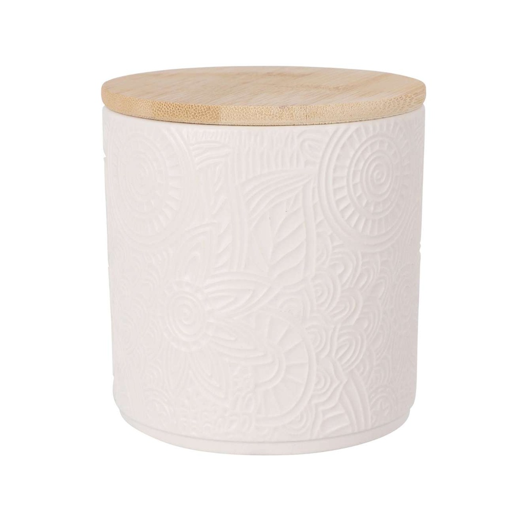 Pot de stockage en grès Ø10*10.5 cm