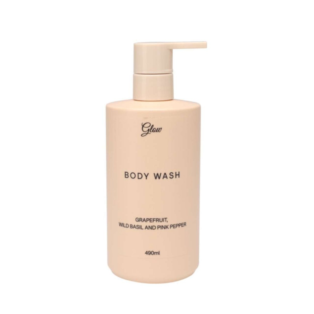 Gel douche 490ml h18cm beige