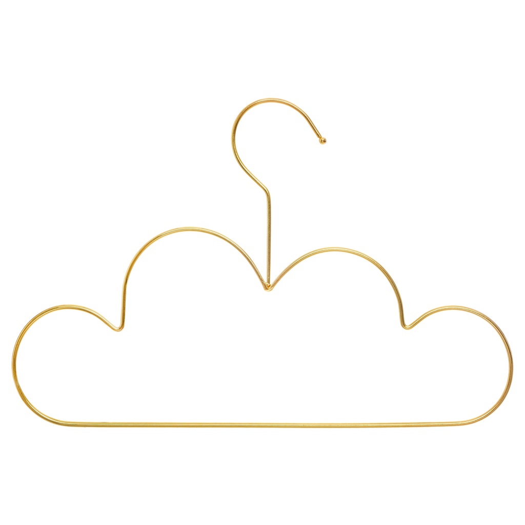 Cintre met x3 nuage dore