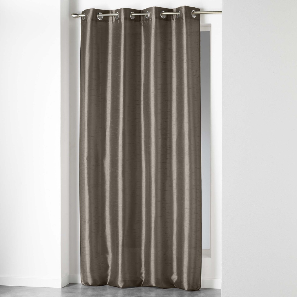 Rao 140 x 280 cm shantung uni shana noisette