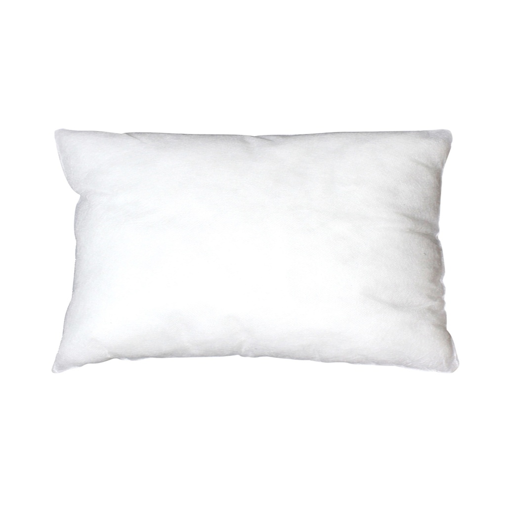 Interieur de coussin 30 x 50 cm uni blanc