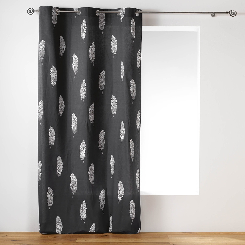 Rao 140 x 240 cm coton imp eternity anthracite