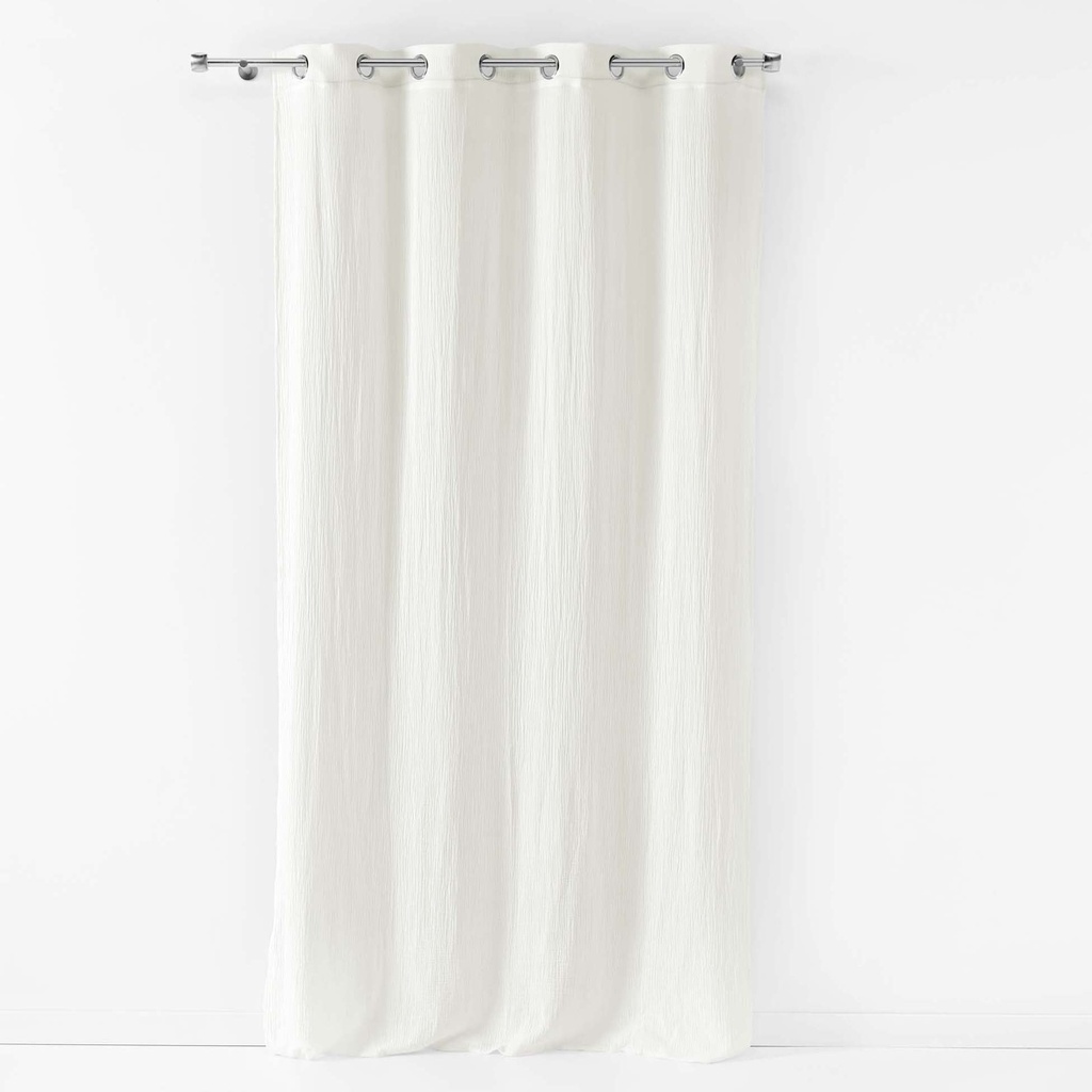 Rao.  135 x 240 cm gaze de coton uni angelia blanc