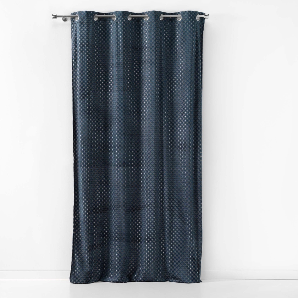 Rao 140 x 240 cm velours imp or azureor