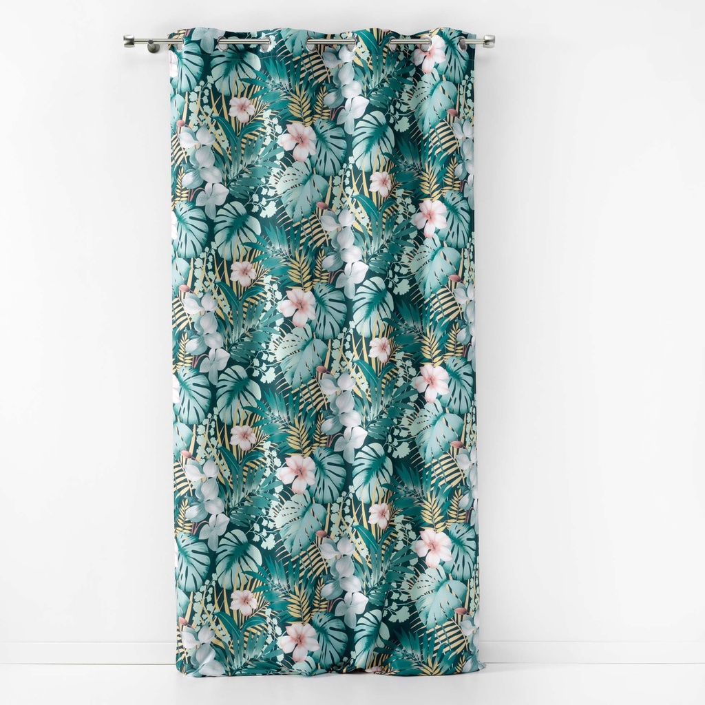 Rao 140 x 260 cm polyester imp. kelly bleu