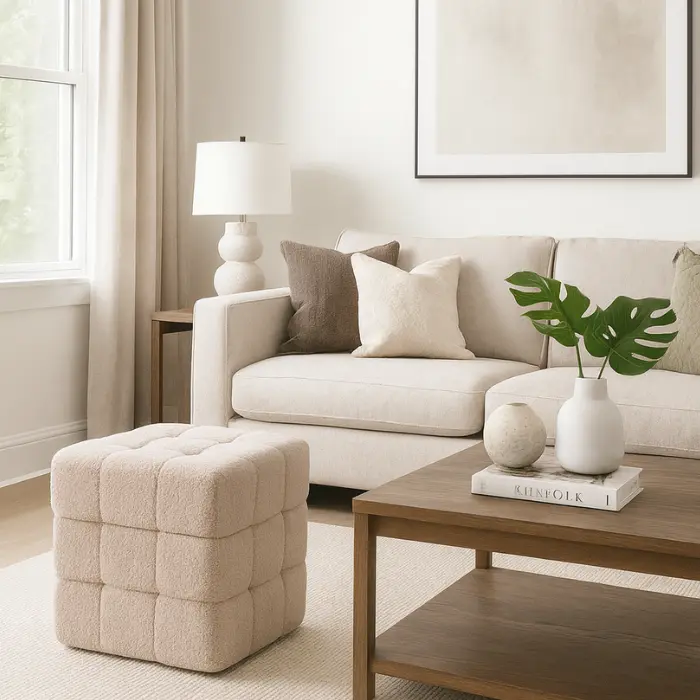 Pouf Coffre Edgar taupe