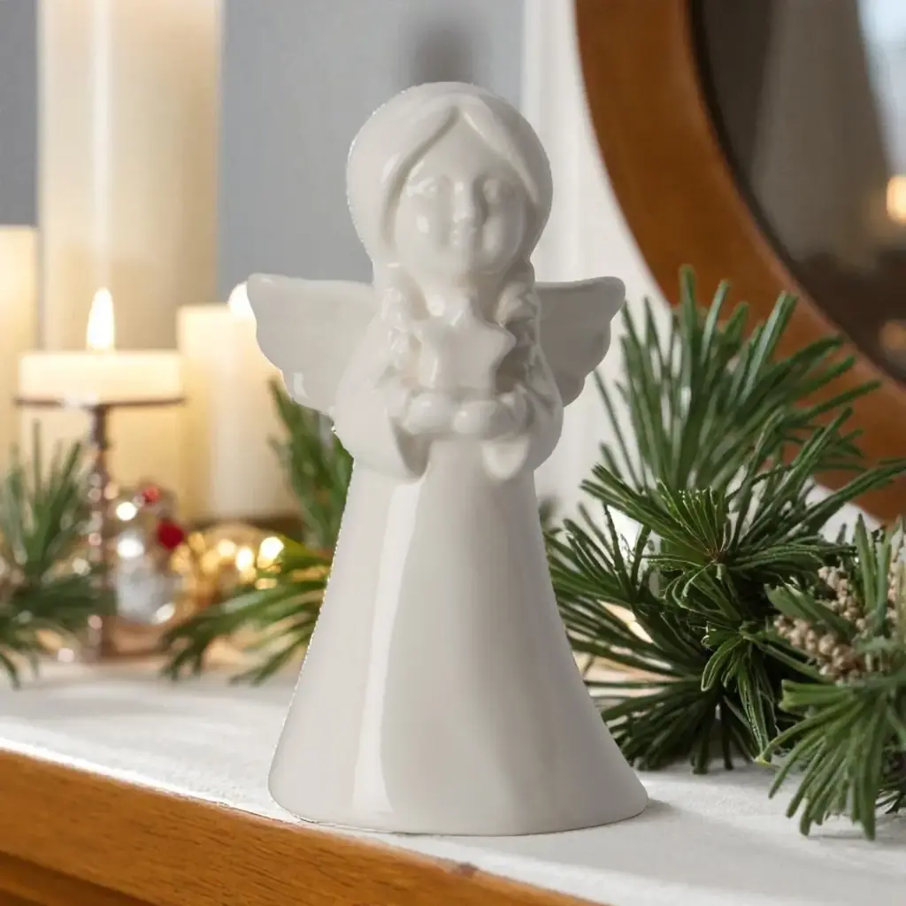 Ange porcelaine h11.5cm 1