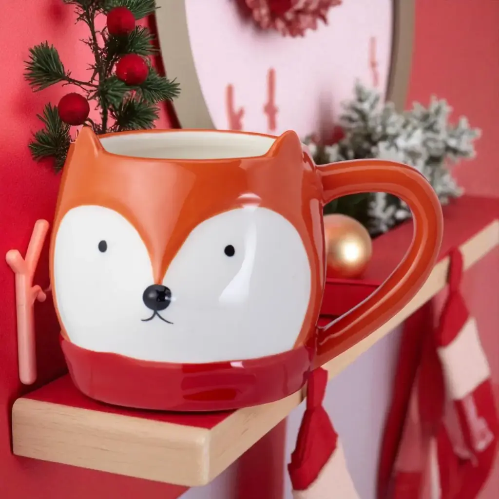 Mug h9cm animaux clr orange