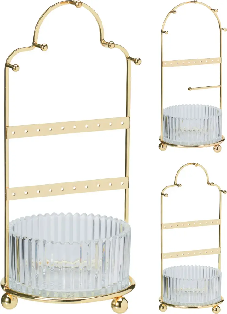 Porte-bijoux 25cm or 2ass - Carton