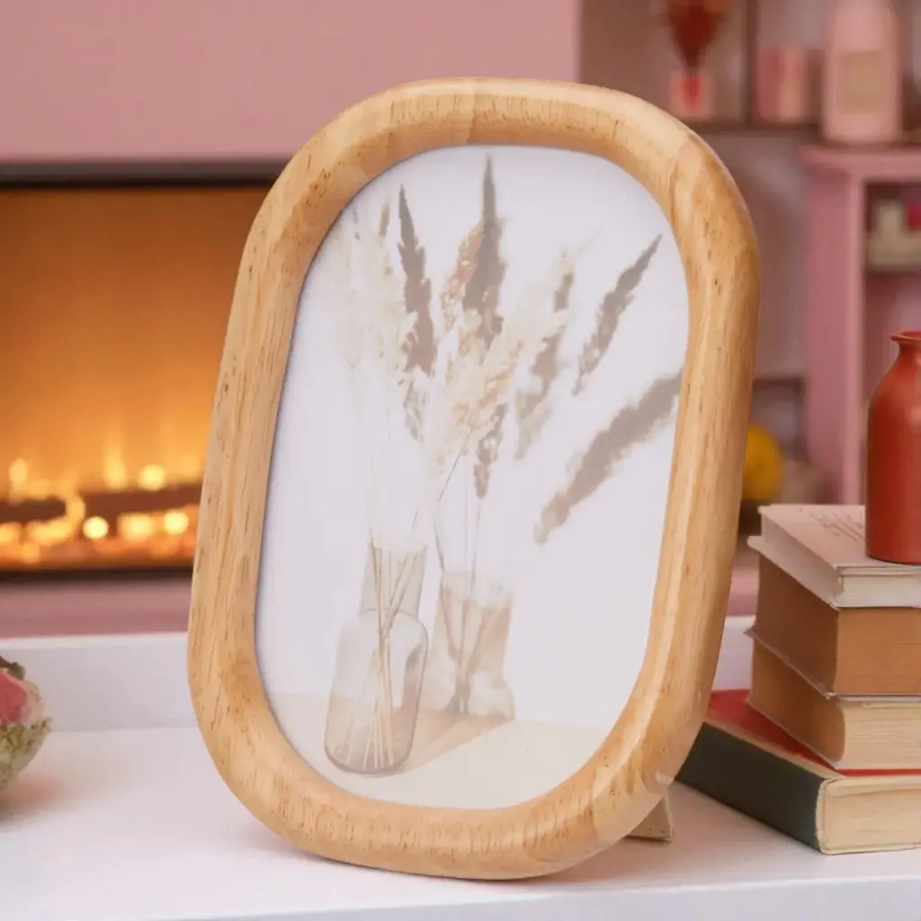 Cadre photo bois 18cm naturel