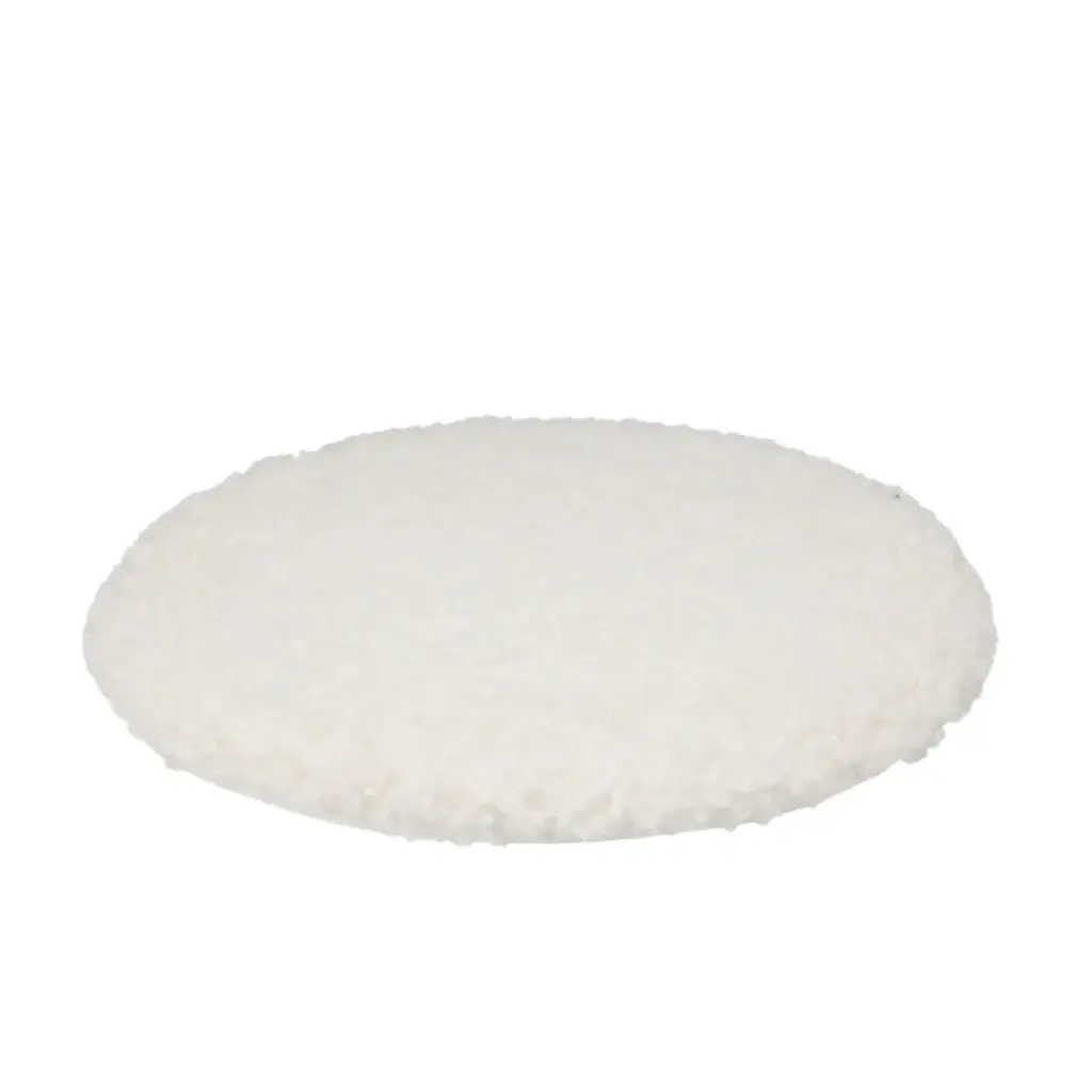 Coussin de chaise rond d35cm blanc