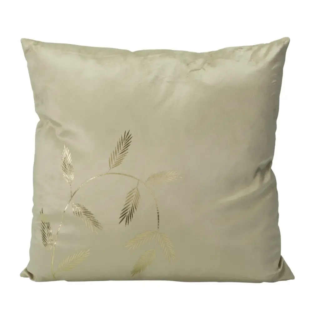 Coussin 45x45cm  kaki