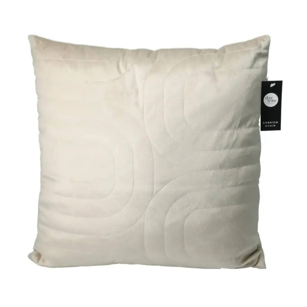 Coussin 45x45cm taupe clair