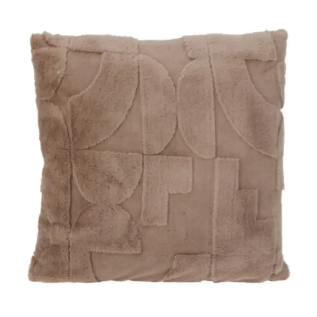 Coussin 45x45cm  taupe