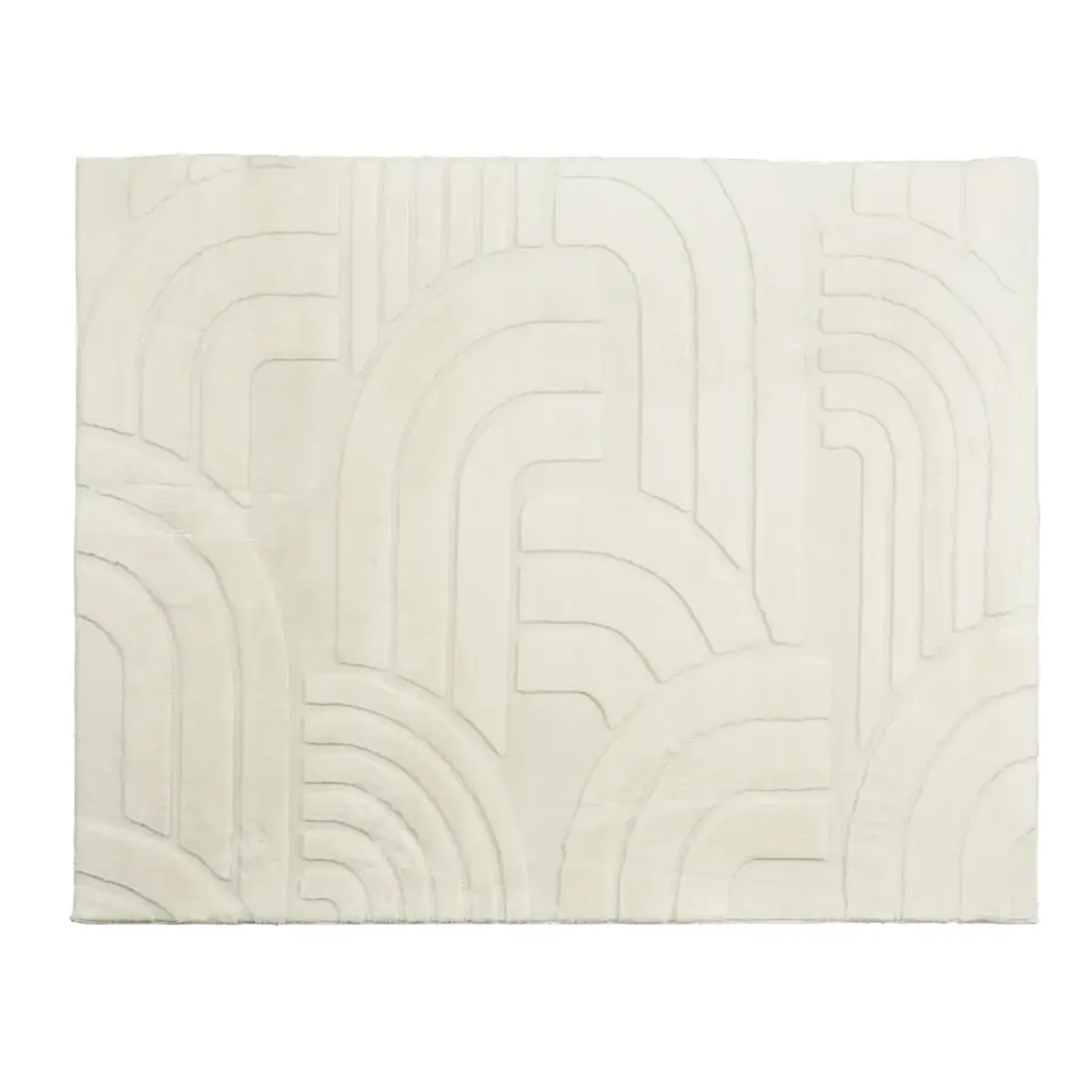 Tapis 160x130cm blanc