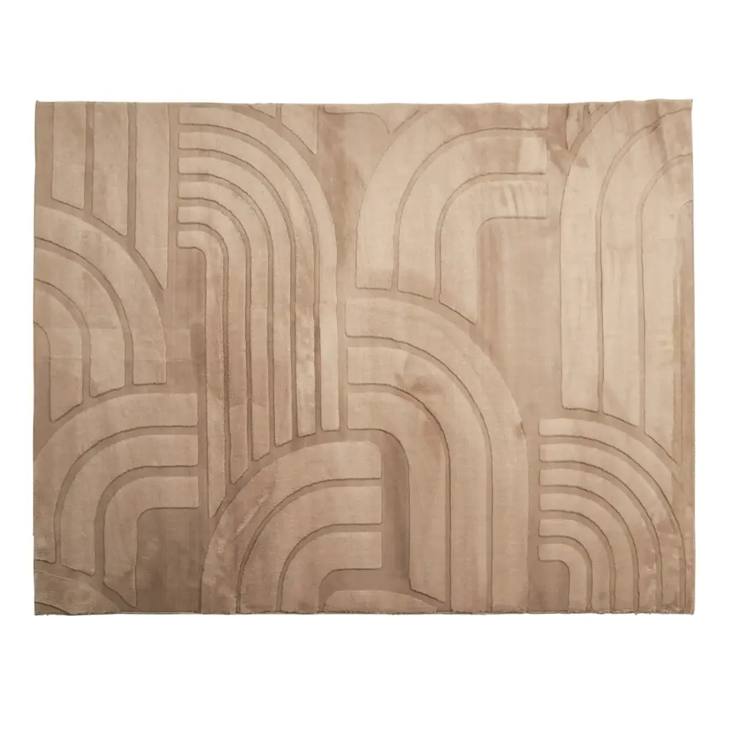 Tapis 160x130cm marron