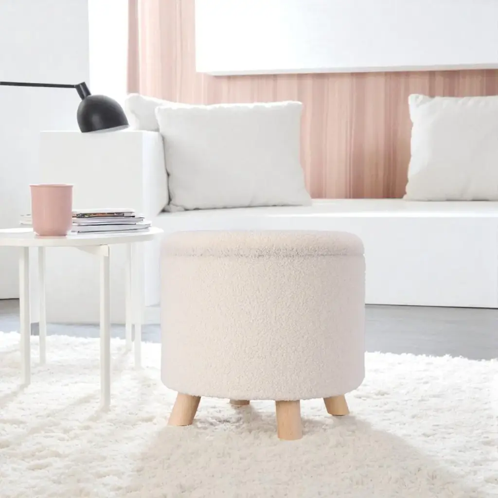 Tabouret rangement teddy 40cm