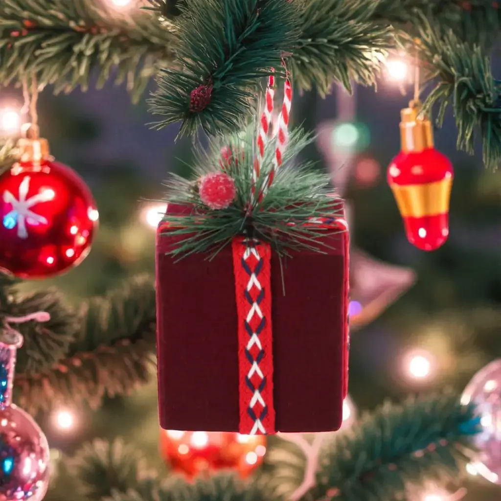 Cadeau a susp. 6x6cm  3