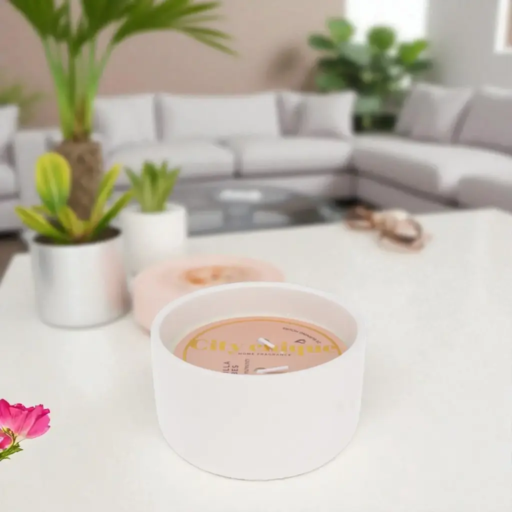 Bougie parfumée pot 12cm sandal