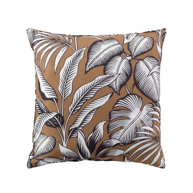 Coussin 45 x 45 cm polyester imp. cabana camel
