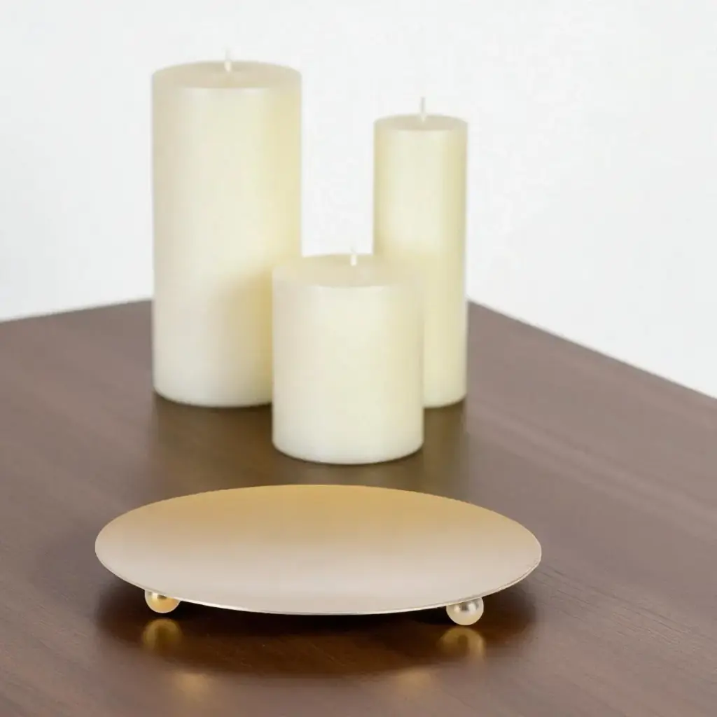 Plaque dia 8,5cmx1 rvs