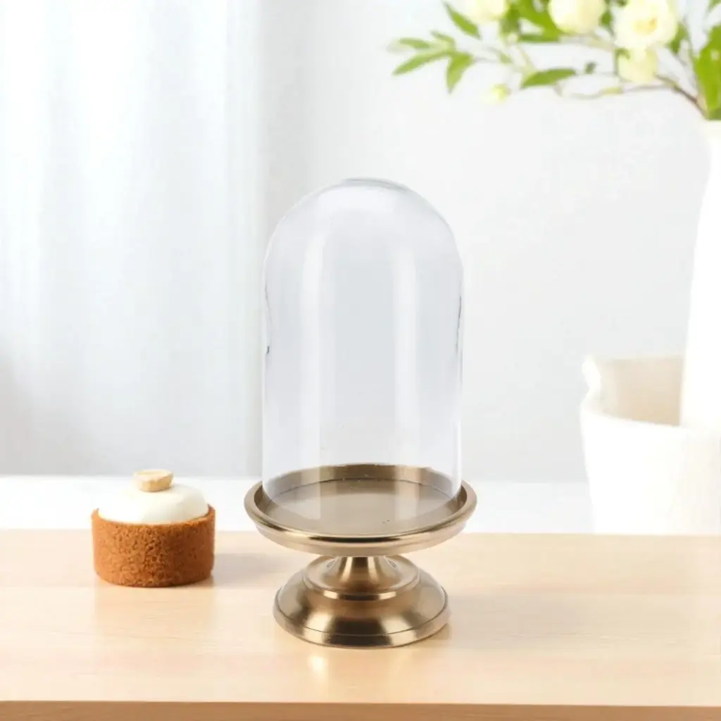 Verre dôme avec base en alumin