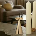 Bougeoir 17cm or