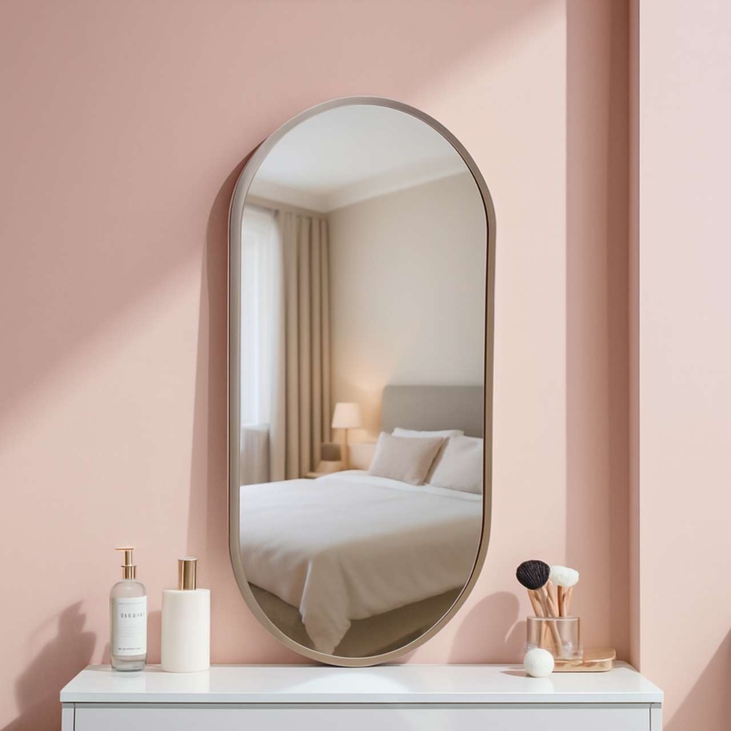 Miroir aluminium 30x60 cm