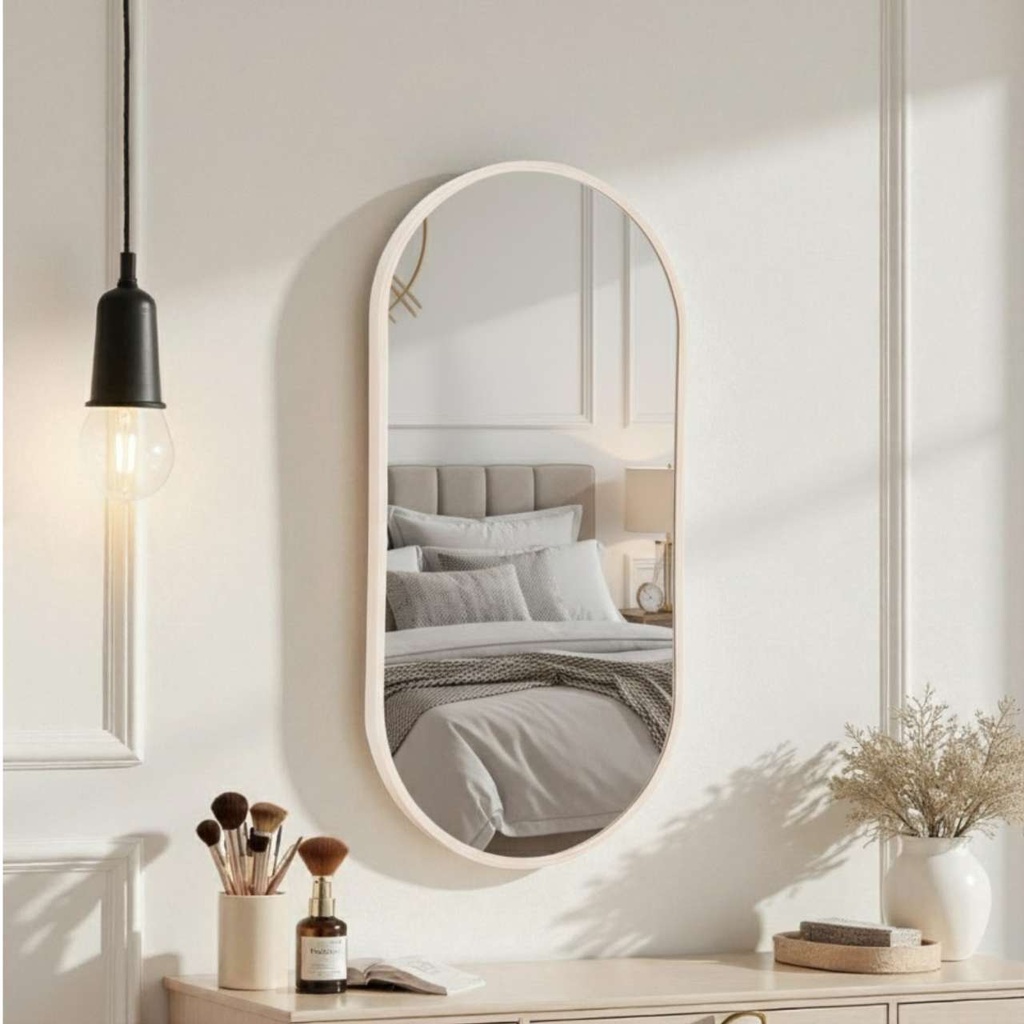 Miroir aluminium 30x60 cm