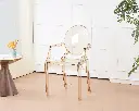 Chaise de table "Masara" Transparent