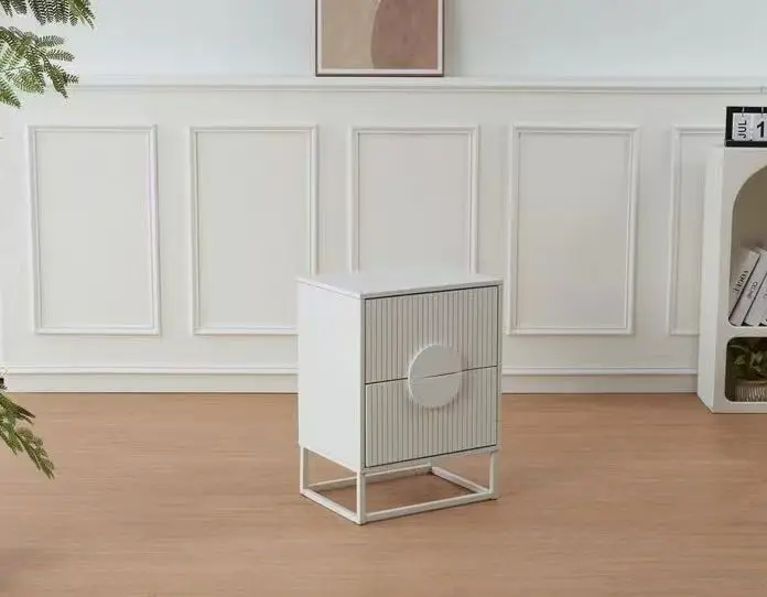 Table de nuit "Susano" Blanc