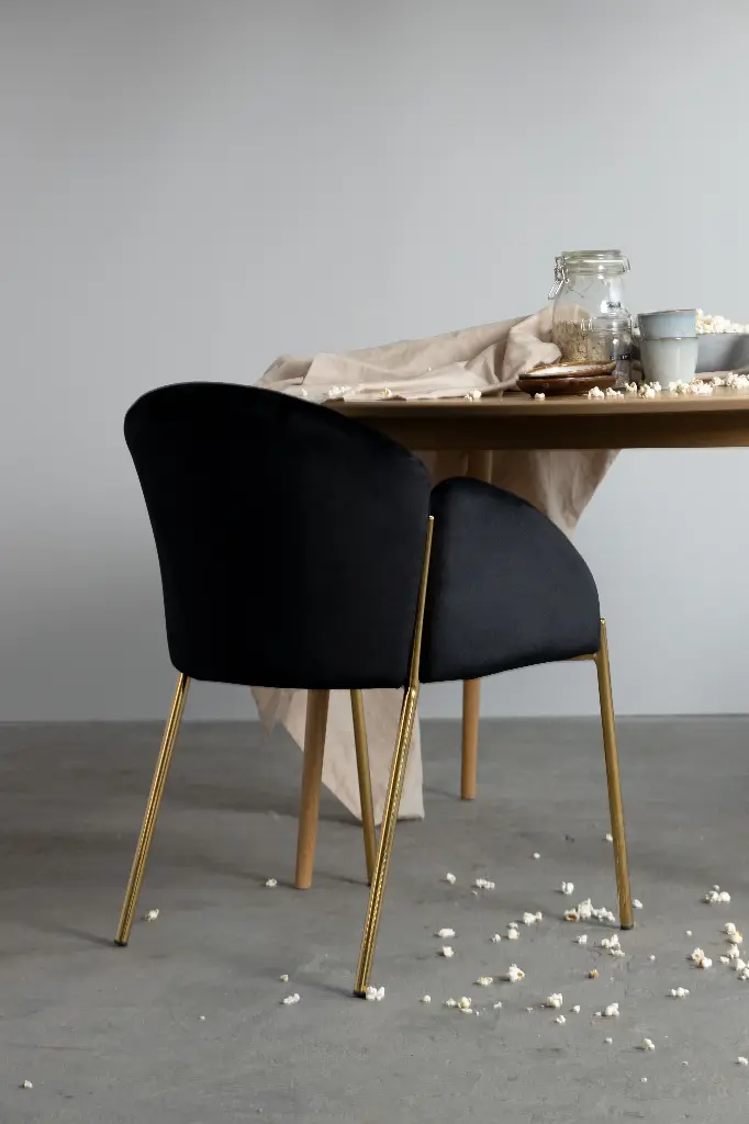 Chaise "Azumi" noir x2