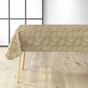 Toile ciree rlx 1.40mx20m pvc imprime metallise danong beige