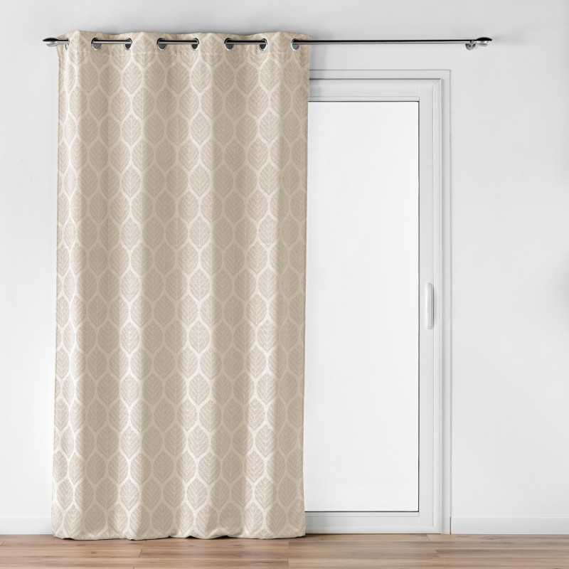 Rideau a oeillets 140 x 260 cm jacquard loria naturel