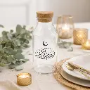 Bouteille Eid en verre avec couvercle - 800ml 4254
