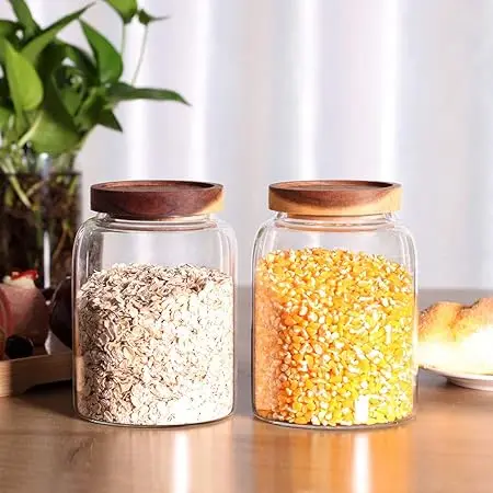 Boîte en verre avec couvercle - 1000ml 4476