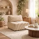 Pouf modulaire "Eleanore" beige