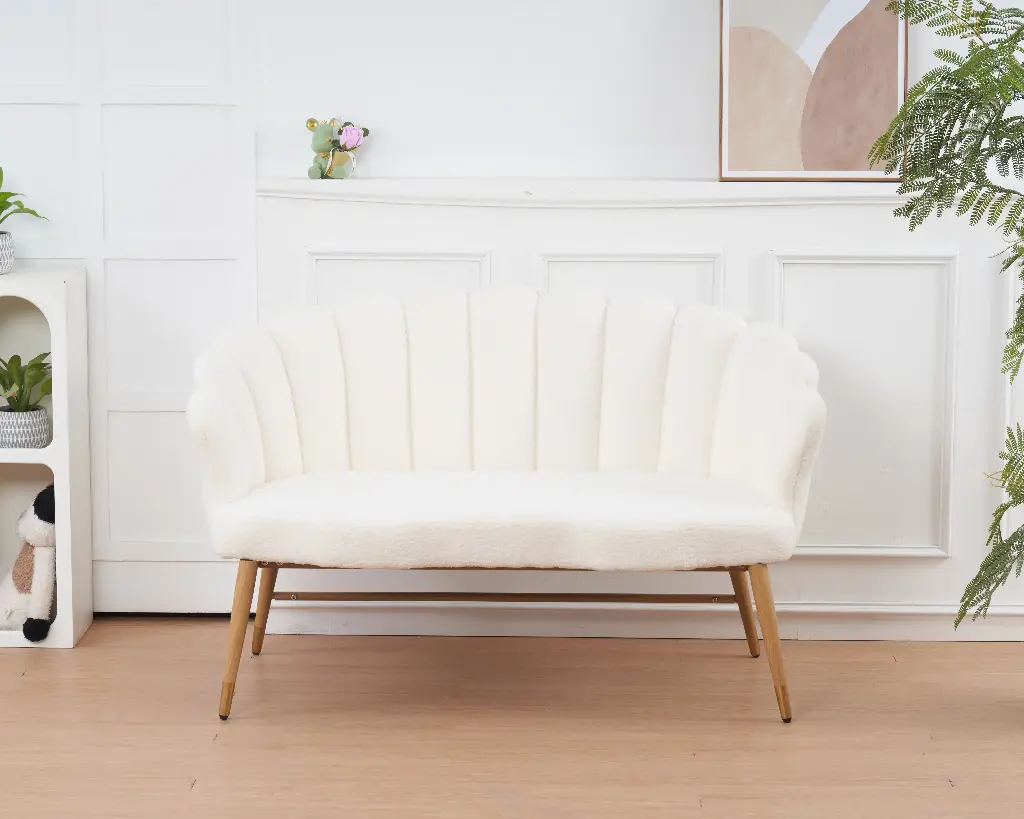 Banquette "Coralie" ivoire