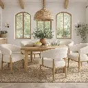 Fauteuil "Louise" beige