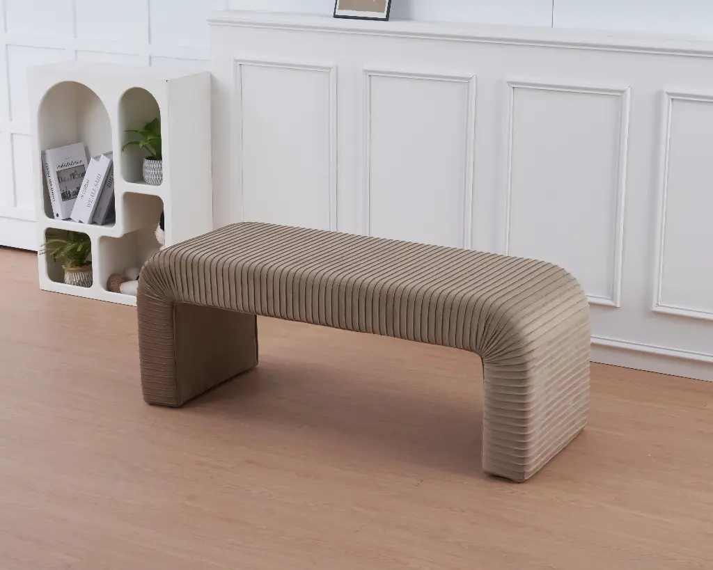 Banc Camille Taupe